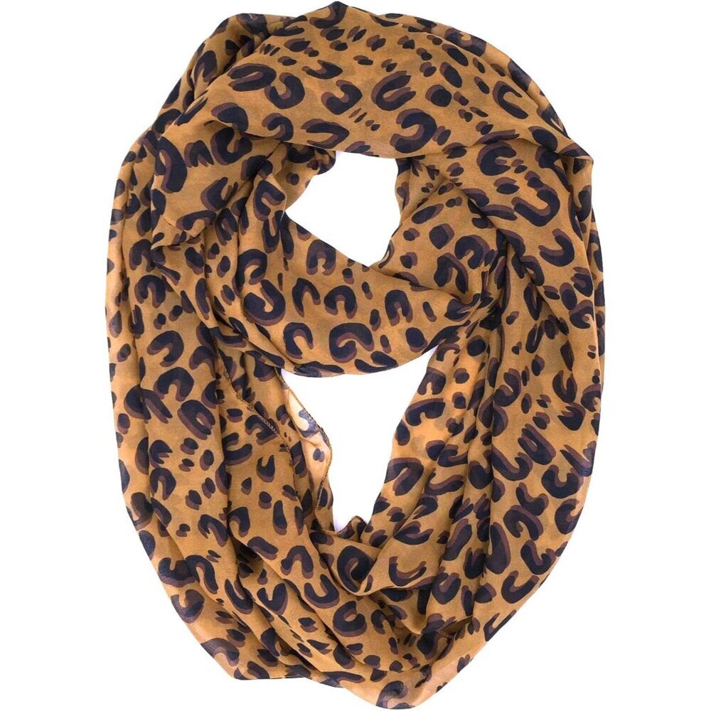 Premium Soft Multicolor Sheer Infinity Scarf